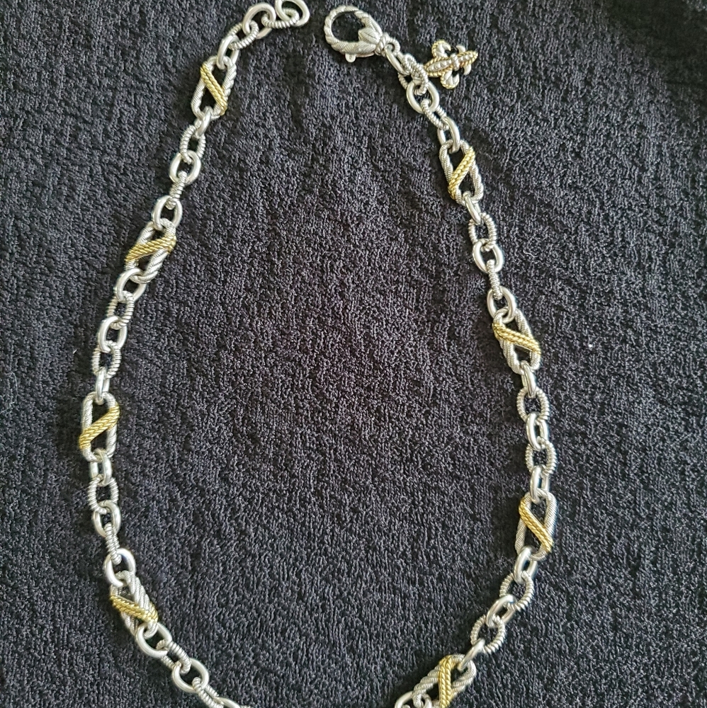 Judith Ripka sterling silver necklace